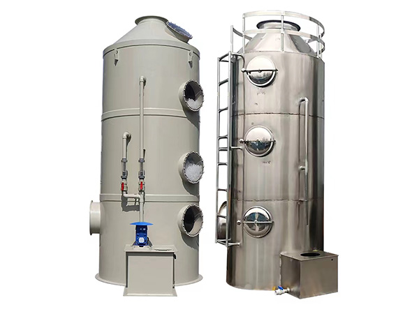 廢氣處理塔工程 廢氣塔 電機(jī)組